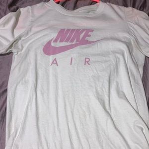 Teen/kids Nike air pink logo tee